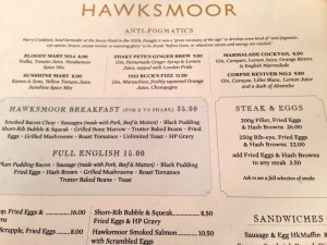 Hawksmoor breakfast
