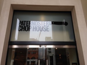 The entrance - Paternoster Chop House Review