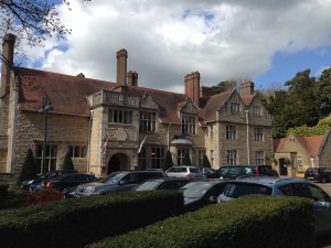 Barnsdale Hall Hotel Review - The car park outside the main entrance