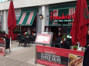 Entrance - Frankie & Benny's at Cambridge Leisure Park Review