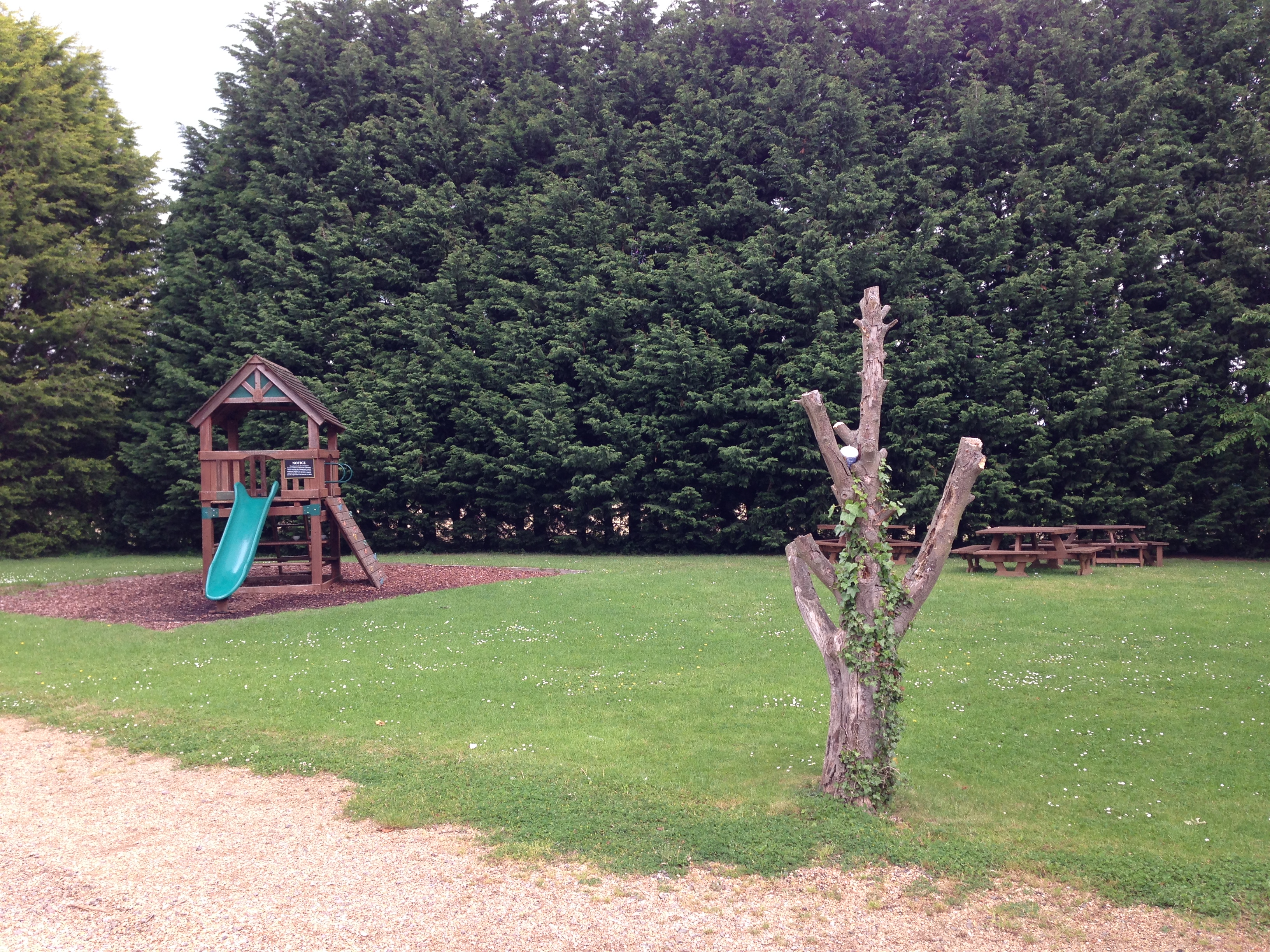 The Plough Coton - Playground and outdoor seating